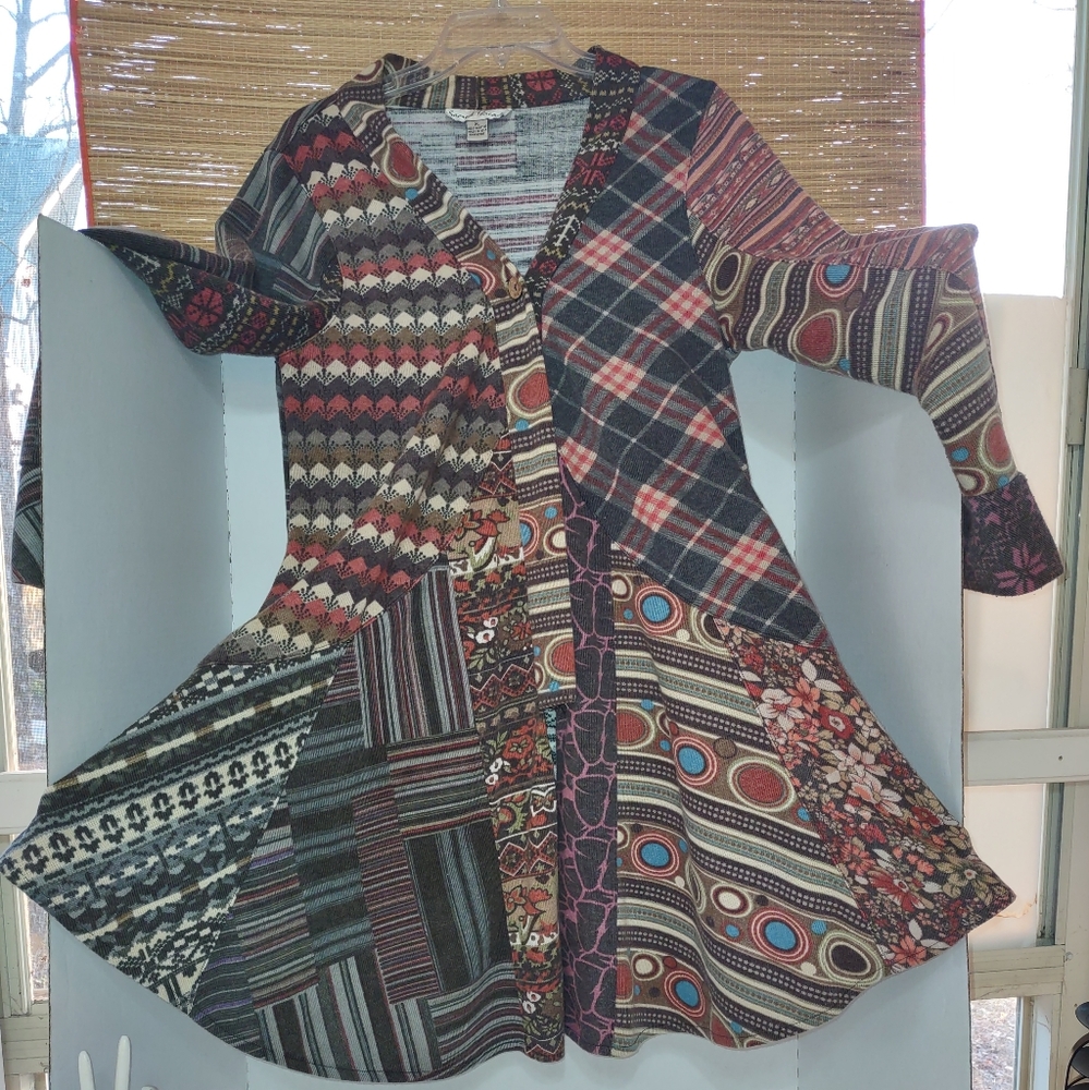 Sacred Threads Long Patchwork Tunic - image 4